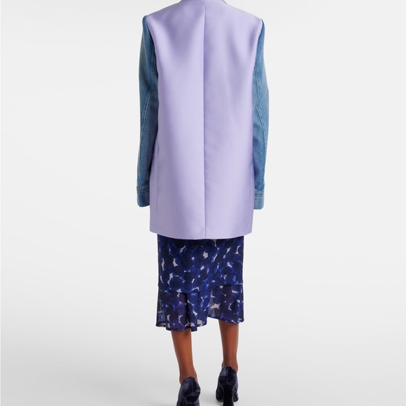 Dries Van Noten Blink Bis denim and satin blazer size medium - Picture 8 of 11